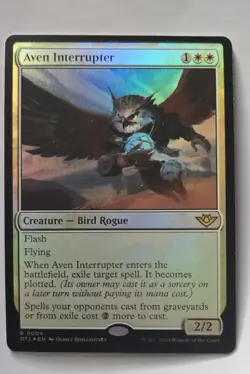 Aven Interrupter Outlaws of Thunder Junction Foil - Image 1