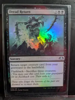 Dread Return Foil 261 DMR MTG SealedinSleeve - Image 1