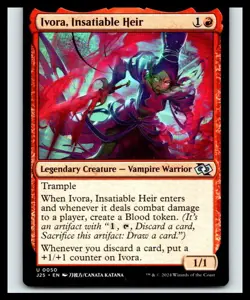 Ivora, Insatiable Heir (Anime) | 50 NM/M | Foundations Jumpstart | Magic MTG - Image 1