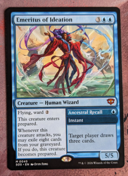 Emeritus Ideation / Ancestral Recall - Secrets of Strixhaven - MTG Regular #45 - Image 1