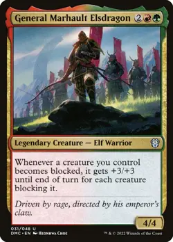 MTG Budget Commander Deck - General Marhault Elsdragon - Image 1