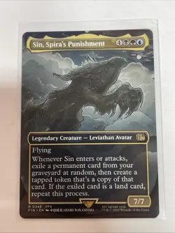 Mtg Sin, Spira's Punishment (Borderless) Final Fantasy #348 Rare - Image 1