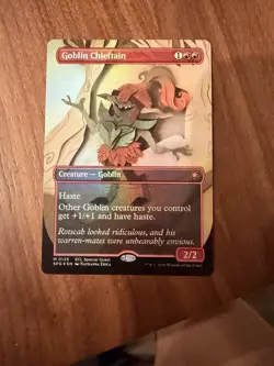 MTG Goblin Chieftain SHOWCASE - x1 - NM - Lorwyn Eclipsed EC Special Guest Foil - Image 1