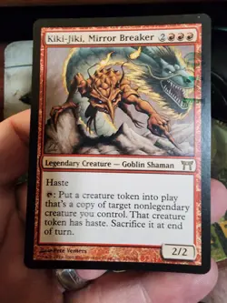 Champions of Kamigawa MTG 1 Kiki-Jiki, Mirror Breaker With Pro-tour stamp - Image 1