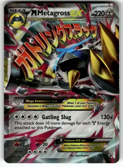 M Metagross EX (Shiny) XY35 XY Promos MP- Pokemon Card TCG - Image 1