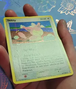 Skitty Reverse Holo 41/100 Ex Crystal Guardians Stamped Pokemon Card NM! - Image 3