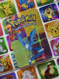 Pokemon 151 Vintage Pocket Monsters Vending HOLO Prism Sticker 2000 Nintendo - Image 1