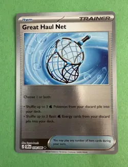 Great Haul Net 078/086 Reverse Holo ME04: Chaos Rising Pokemon Card 2026 NM - Image 1