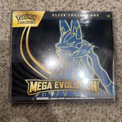 Pokemon Mega Evolution Elite Trainer Box Lucario ETB - Sealed & Protector - Image 1