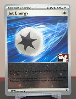 Pokemon Jet Energy #190/193 English Paldea Evolved Play! Stamped Cosmos Holo - Image 1