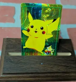 1998 Bandai Pocket Monsters Anime Collection Pikachu 81 Vending Sticker - Image 1