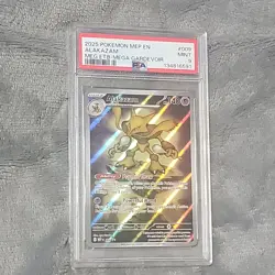 Pokemon Alakazam PSA 9 Promo Holo 009 Me: Mega Evolution Promo English - Image 1