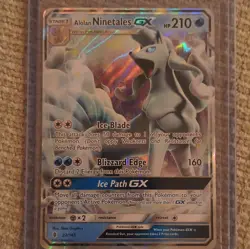 Pokemon TCG Sm-Guardians Rising Alolan Ninetales GX 22/145 Holo Ultra Rare EN - Image 1