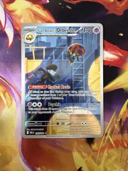 Pokemon - 198/182 - Team Rocket's Orbeetle - Destined Rivals Pack Fresh NM - Image 1