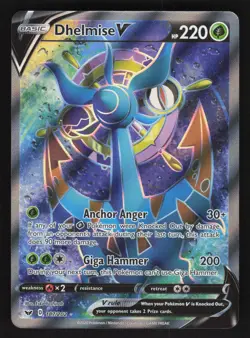 Dhelmise V (Full Art) 187/202 Ultra Rare Pokemon SWSH01: Sword & Shield Base Set - Image 1