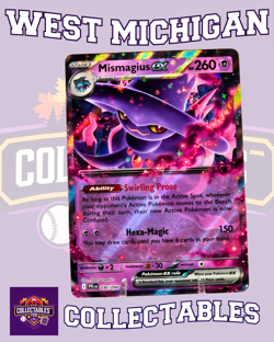 Mismagius ex 036/094 Phantasmal Flames Holo Rare Pokemon TCG English PFL - Image 1