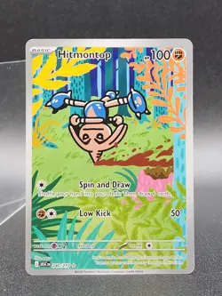 Hitmontop 240/217 ascended heroes Illustration Rare Full Art Holo EN 2024 - Image 1