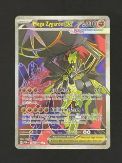 Pokemon Mega Zygarde EX 104/088 Perfect Order EX Full Art Holo Ultra Rare - Image 1
