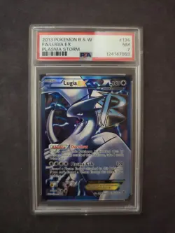 Pokemon Lugia EX Full Art Plasma Storm 134/135 Ultra Rare Holo PSA 7 2013 - Image 1
