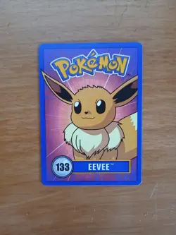 1995 1996 Pokemon Nintendo Eevee 133 Blue Border Promo Vintage LP - Image 1