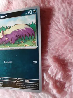 Pokemon Stunky Reverse Holo Common ME04: Chaos Rising 053/086 NM - Image 3