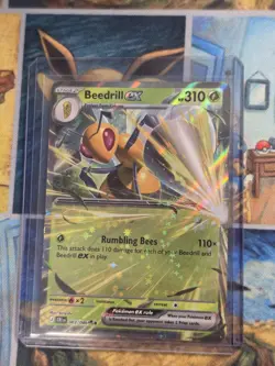 Beedrill ex 003/086 ME04: Chaos Rising NM Pokemon TCG Double Rare - Image 1