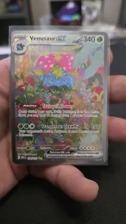 Pokemon TCG Venusaur EX 198/165 SIR Scarlet & Violet 151 NM/M - Image 1