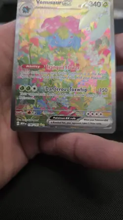 Pokemon TCG Venusaur EX 198/165 SIR Scarlet & Violet 151 NM/M - Image 4