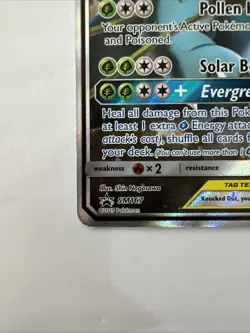 Pokemon TCG Celebi & Venusaur GX SM167 Promo TAG TEAM Near Mint Condition - Image 5