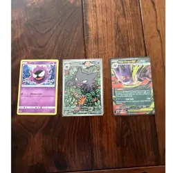 Pokemon TCG Gastly 39/199, Haunter 077/073, Mega Gengar EX 036/194 Lot of 3 - Image 1