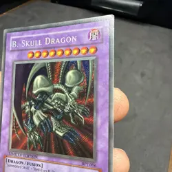 Yugioh B. Skull Dragon BPT-006 Secret Rare Limited MP Light holo Bleed - Image 5