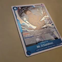 One Piece Mr.3 (Galdino) (OP02-065/258) OP02 Paramount War NM FOIL TCG CCG - Image 2