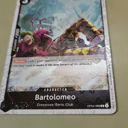 Bartolomeo OP04-089 Jolly Roger Holo PRB-01 Premium Booster English ONE PIECE - Image 2