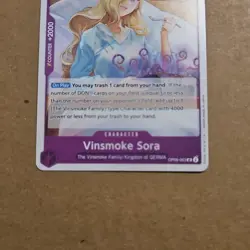 One Piece Vinsmoke Sora (OP06-063/239) OP06 Wings of the Captain NM TCG CCG - Image 3