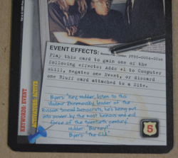 X-FILES CCG TCG RARE NO ONE SO PARANOID 1996 GEN CON PROMO CARD PR96-0004-GCON - Image 4