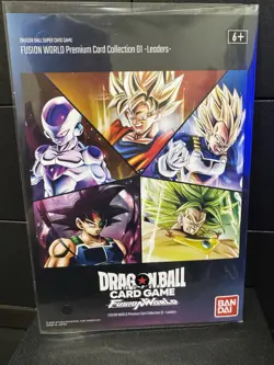 Dragon Ball Fusion World Premium Leader Card Collection English SEALED - Image 1