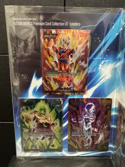 Dragon Ball Fusion World Premium Leader Card Collection English SEALED - Image 2