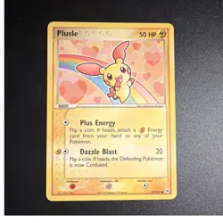 Pokemon Plusle EX Hidden Legends Common 69/101 2004 50 HP English Card - Image 1