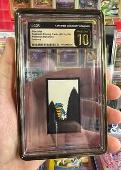 Blastoise 2013 Japanese Pokemon Hanafuda January Playing Card CGC Pristine 10 - Image 1