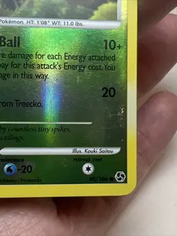 MP Treecko 90/106 Reverse Holo Great Encounters AUTHENTIC Pokemon Card - Image 3