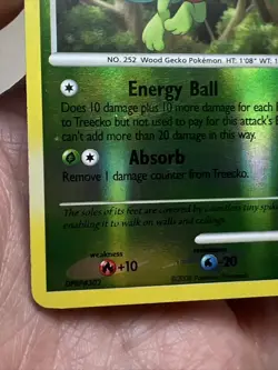 MP Treecko 90/106 Reverse Holo Great Encounters AUTHENTIC Pokemon Card - Image 4