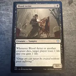 Blood Artist - Commander: Innistrad: Crimson Vow VOC- MTG - NM - Magic - Image 1