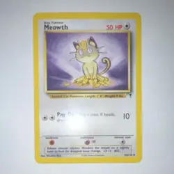 Pokemon TCG Meowth Legendary Collection 53/110 Uncommon English Regular 50 HP - Image 1