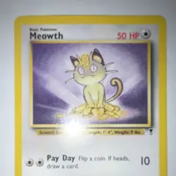 Pokemon TCG Meowth Legendary Collection 53/110 Uncommon English Regular 50 HP - Image 2