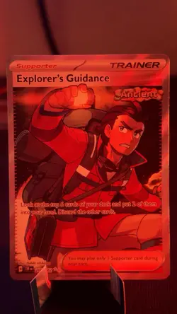 Pokemon TCG Explorer's Guidance 200/162 SV05: Temporal Forces Holo - Image 1