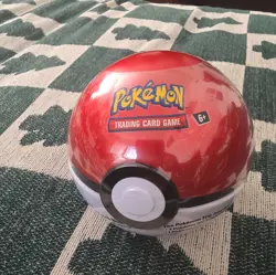 2020 Pokemon TCG PokeBall Tin -Poke Ball-Factory Sealed - 3 Packs - Image 1