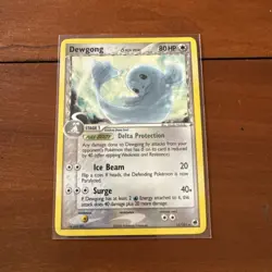 Pokemon TCG Dewgong (Delta Species) EX Dragon Frontiers 15/101 Regular Rare - Image 1