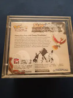 Pokemon Sun & Moon Burning Shadows Booster Box Factory Sealed With Acrylic Case - Image 3