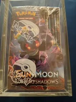 Pokemon Sun & Moon Burning Shadows Booster Box Factory Sealed With Acrylic Case - Image 5