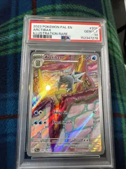 The Pokemon Company Pokemon TCG Paldea Evolved Arctibax 209/193 IR Holo PSA 10 - Image 1